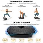 Plateforme Vibrante EVOLAND RV – Télécommande, 5 Programmes, Fitness Maison